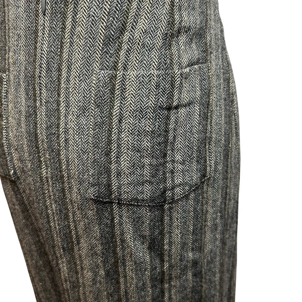 VTG Newport News Gray Rayon Wool Blend Pencil Skirt Minimalist 90s Size 8 Grunge - Picture 13 of 15